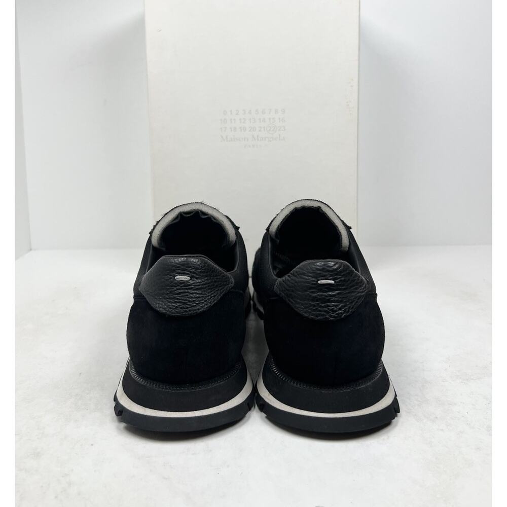 Size 41EU/8US - Maison Margiela Runner Black Paint Splatter Low Top Sneakers🎨 - Picture 4 of 10